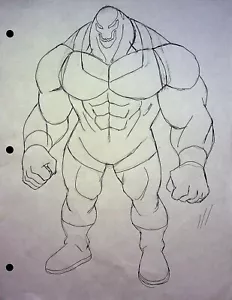 Superman Batman Public Enemies JEFF JOHNSON ART Produktion handgezeichnetes Modell - Bild 1 von 2