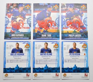 2015-16 KHL Jokerit Helsinki Home RED (#/100) Pick a Player Card