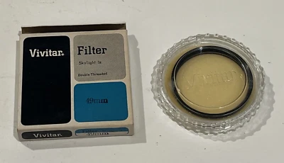 Vivitar 49mm Skylight 1A Filter with original box Vintage - Image 1 of 4