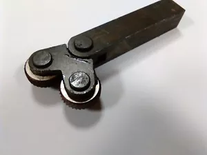 UTENSILE GODRONE GODRONATORE PER TORNIO CON UNA COPPIA DI GODRONI - Foto 1 di 1