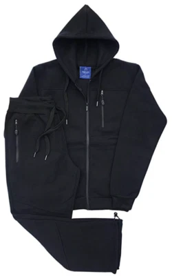 Traje polar cálido de vellón suave para hombre (M a 5XL) Foto 1 de 4