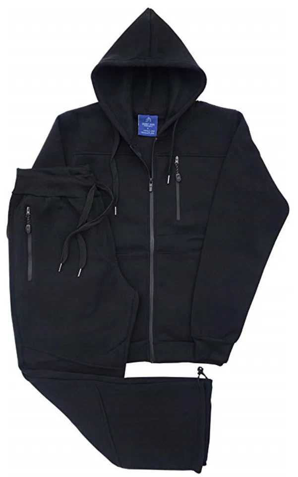 Traje polar cálido de vellón suave para hombre (M a 5XL) Foto 1 de 4