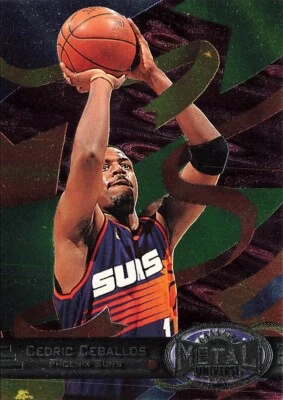 Metal Universe #16 1997 Cedric Ceballos Phoenix Suns Foto 1 de 2