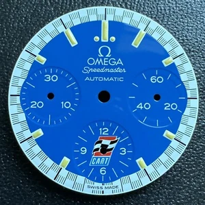 Genuine Omega Speedmaster Automatic Blue Dial 28 .5 With Hand -13- - Bild 1 von 6