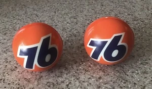 *NEW DESIGN- 76 ANTENNA BALL- RUBBER-LOT OF 2- BRAND NEW*