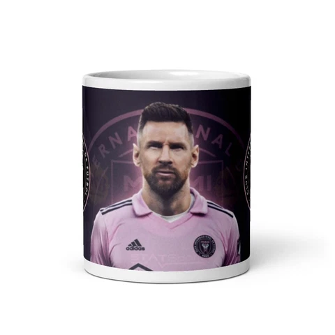 Messi Inter Miami Coffee Mug, MLS Miami Messi, MLS gifts, Messi 10 Shirt Cover