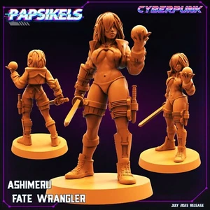 Ashimeru Fate Wrangler | Cyberpunk | Papsikels | 32mm scale - Picture 1 of 1