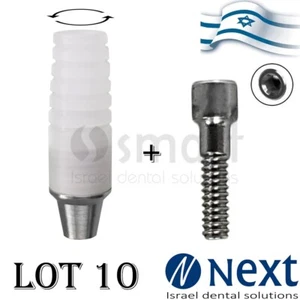 10 UCLA Kunststoff Abutment Chrom Kobalt Basis nicht hex Nobel Active 3,5CrCo - Bild 1 von 4