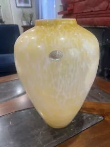 vintage murano kunst glas vase riesig - Bild 1 von 10