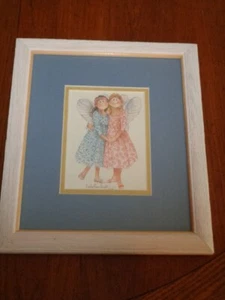 Picture Sisters Best Friends Fairy Angel Wings Carolyn Shores Wright Framed Art - Picture 1 of 12