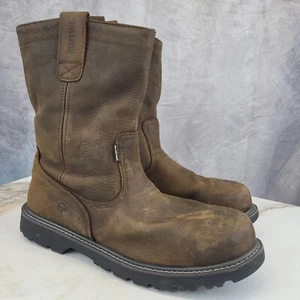 Wolverine Floorhand Waterproof Western Work Boots Men's 13 EW Brown - Picture 1 of 19