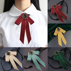 Corbata de colección con corbata de cinta preatada con clip en cuello corbata boda fiesta - Imagen 1 de 23