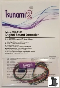 Soundtraxx ~ New 2025 ~ Tsunami 2 ~ TSU-1100 ALCO Diesel ~ Sound Decoder ~885003 - Picture 1 of 1