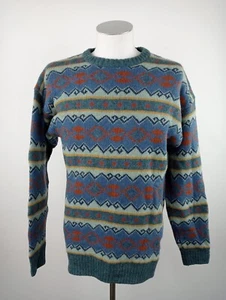 CARRERA MAGLIONE WOOL LANA VINTAGE UOMO M MAN SWEATER CASUAL ITALY - Foto 1 di 6