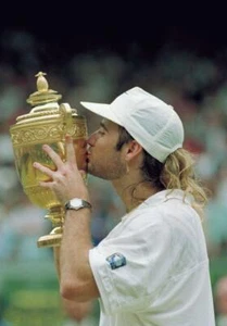 1992 Wimbledon F---Agassi v. Ivanisevic---1 DVD--5 thrilling sets!!! - Picture 1 of 1