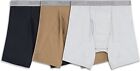 Fruit Of The Loom® Men's Workgear? Cotton Stretch Boxer Briefs, Assorted 3 Pack