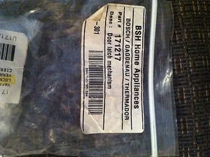 Bosch OEM Waschmaschine Türriegelmechanismus 171217 Original OEM - Bild 1 von 3