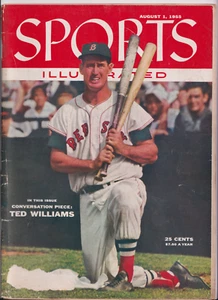 Sports Illustrated August 1, 1955 Ted Williams Boston Red Sox HOF - Picture 1 of 5