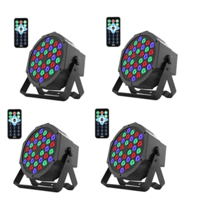 4Pack 36 LED RGB Stage Lighting PAR Light DMX Beam Party DJ Disco Lights - Picture 1 of 11