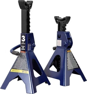 Par De Soportes De Gato 3 Toneladas Para Auto Cambio De Neumáticos Y Reparación - Picture 1 of 6