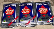 1990 Upper Deck Looney Tunes Baseball COMIC BALL CARD 3 Packs Unopened Brand NEW