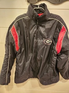Vintage Team Starter Georgia Bulldogs Zipped Warm Jacket Men's LARGE RN #67891 - Picture 1 of 9