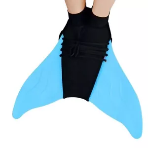 Kinder Mädchen Jungen Meerjungfrau Schwanzflosse Monoflosse Schwimmen Mermaid - Bild 1 von 5