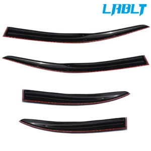LABLT 4Pcs Windows Visors Vent Guard Deflector For 2008-2017 Mitsubishi Lancer - Foto 1 di 10