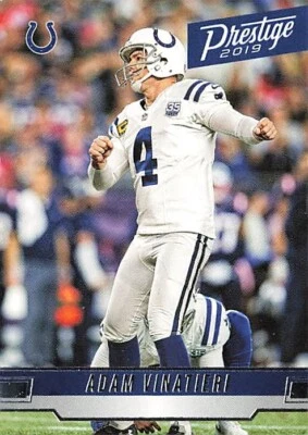 2019 Panini Prestige #94 Adam Vinatieri Colts Football Card - Image 1 of 2