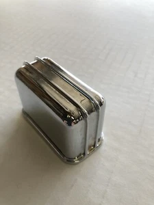 Cubierta de relé de cuerno con aletas cromadas personalizadas Cal #40671 años 60 - 80 hecha en EE. UU. - Imagen 1 de 7