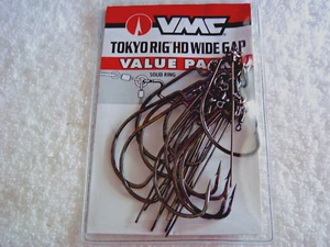 VMC Value PACK 10 Hooks Per Pack Tokyo Rig HD Wide Gap 5/0 Hooks TOTAL 10-RIGS - Picture 1 of 5