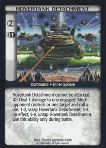 Battletech CCG: Hovertank Detachment [Ungraded] from set Premiere Limited BT WOT - Picture 1 of 1