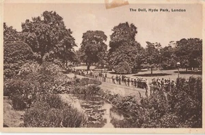 Londres Inglaterra Reino Unido, The Dell, Hyde Park, postal vintage - Imagen 1 de 2