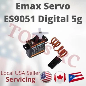 EMax ES 9051 4,3 g (5 g) mini servo micro servo digitale per elicottero aereo RC - Foto 1 di 7