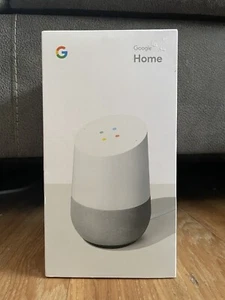 GOOGLE HOME VOICE ACTIVATED SPEAKER - BRAND NEW SEALED IN BOX FREE SHIPPING - Picture 1 of 6