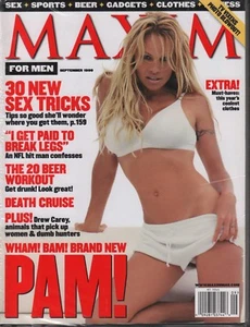 Maxim September 1999 Pamela Anderson Drew carey 070318DBE - Picture 1 of 1