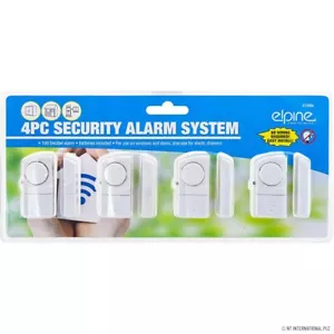 4 ALLARMI ANTIFURTO FINESTRA E PORTA SENSORE WIRELESS SICUREZZA INGRESSO CASA CAPANNONE - Foto 1 di 8
