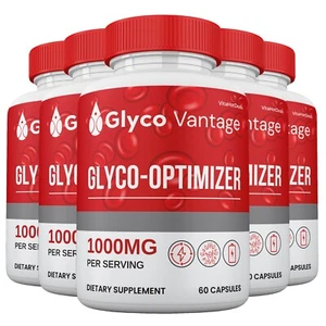 Glyco Vantage Glyco Optimizer Capsules, GlycoVantage Blood Support (5 Pack) - Picture 1 of 6