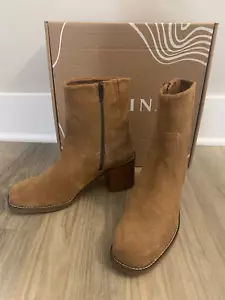 Portland Leather Goods Patina Oslo Ankle Boot Women's Size 8 Sand NEW IN BOX! - Picture 1 of 10
