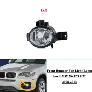 Front Bumper Fog Light Lamp For BMW X6 E71 E72 2008-2014 Left 63177187631 - Picture 1 of 5