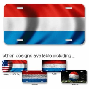 Placa de aluminio - Bandera de Luxemburgo (Luxemburgo) - Muchas opciones - Imagen 1 de 10