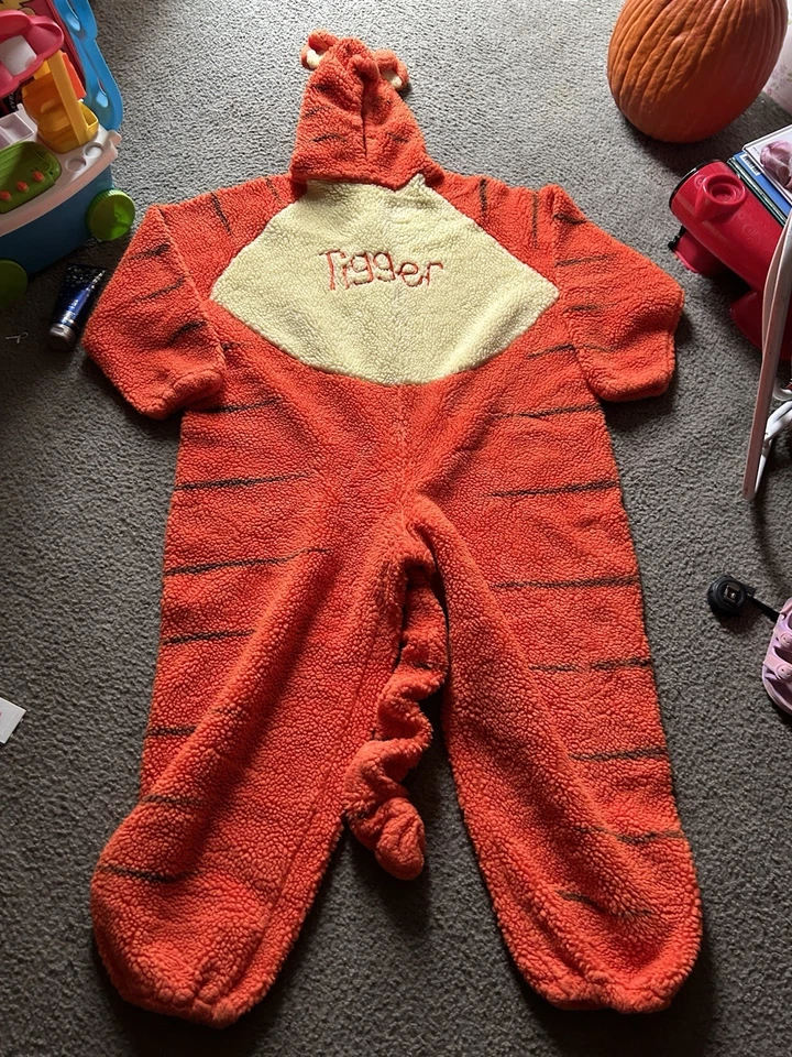 Disney Store Adulto GRANDE Vintage Disfraz de Tigre Juegos con disfraces Juego de Peluche Foto 1 de 4