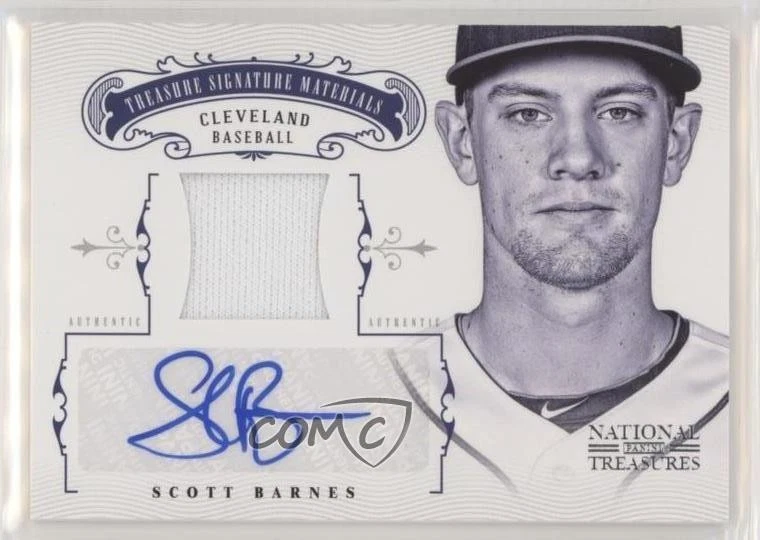 2012 National Treasures Treasure Signature Materials /99 Scott Barnes #68 Auto - Image 1 of 2