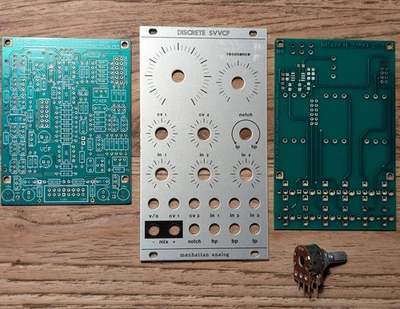 DIY Kit: Manhattan Analog Discrete SVVCF Filter - Eurorack  (2 von 2) - Bild 1 von 2