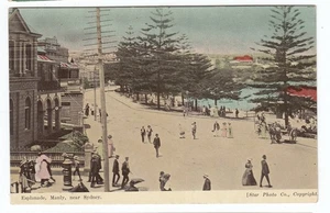 Esplanade Manly near Sydney NSW Australia OLD POSTCARD by Star Photo Co c1908 - Bild 1 von 2