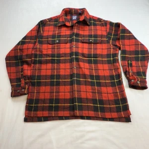 Vintage Gap Hombre Grande Mezcla de Lana Shocker Clásico Buffalo Cuadros Usado en Excelente Condición - Imagen 1 de 7
