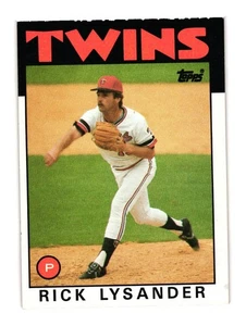 1986 Topps #482 Rick Lysander Minnesota Twins - Picture 1 of 2