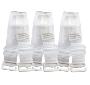 DoHope Bra Straps Transparent Silicone Straps Smooth Stretch Clear Straps 3 666 - Picture 1 of 5