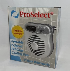 ProSelect Pup Crate Fan, 8x6.25x2.5” in Size Quiet Battery Fan Keeps Dogs & Cats - Picture 1 of 7