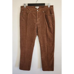 Peter Millar Mens Superior Soft Corduroy Pants 34X30 Brown Five Pocket - Picture 1 of 6